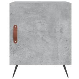 Berkfield Home Bedside Cabinets 2 pcs Concrete Grey 40x40x50 cm Engineered Wood - Size: 40 x 40 x 50 cm - thumbnail 6