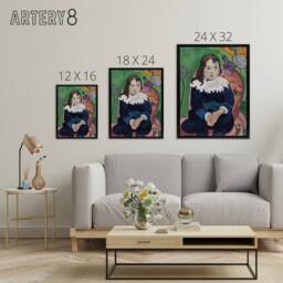 "Artery8 Mr Loulou Colourful Portrait Paul Gauguin Framed Canvas Wall Art Print - Size: W12"" x H16""" - thumbnail 4