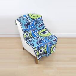 Disney Monsters University Fleece Blanket - Size: 120 cm x 150 cm - thumbnail 1