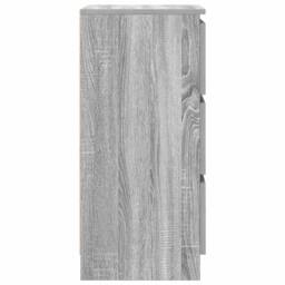 Berkfield Home Sideboard Grey Sonoma 37.5x35x76 cm Engineered Wood - thumbnail 7