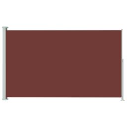 Berkfield Home Patio Retractable Side Awning 180x300 cm Brown - thumbnail 2