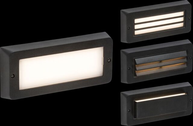Netlighting LED CCT Adjustable Surface Mount Brick light Black 230V IP65 5W - image 1