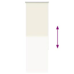 Berkfield Home Roller Blind Blackout Off-White 40x150 cm Fabric Width 35.7 cm Polyester in White - thumbnail 5