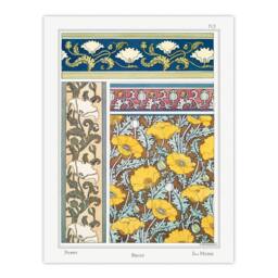 Artery8 Maurice Pillard Verneuil Framed Wall Art Print Poppy Flower Patterns - Size: A4 - thumbnail 3