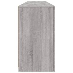Berkfield Home Sideboard with LED Lights Grey Sonoma 164x37x67 cm - Size: 164 x 37 x 67 cm - thumbnail 8