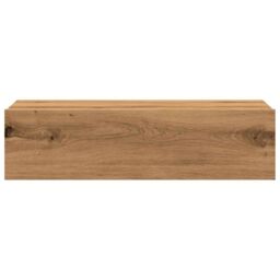 Berkfield Home TV Cabinets with LED Lights 2 pcs Artisan Oak 60x35x15.5 cm in Brown - thumbnail 6