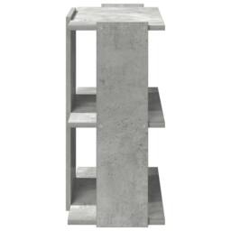 Berkfield Home Bookcase 3-Tier Concrete Grey 60x30x60 cm Engineered Wood - Size: 60 x 30 x 60 cm - thumbnail 5