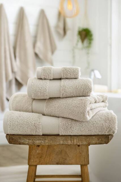 Deyongs Egyptian Embrace Towels - Egyptian Cotton Fluffy, Soft & Absorbent - 1846 in Light Stone - Size: Bath Sheet - image 1