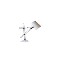 Netlighting Looker Table Task Lamp 1 Light E27 Matt White Purple - thumbnail 1