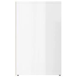 Berkfield Home Elegant Dressing Cabinet High Gloss White 80x40x65 cm Engineered Wood - Size: 80 x 40 x 65 cm - thumbnail 4