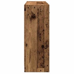 Berkfield Home Sideboard Old Wood 91x28x75 cm Engineered Wood in Brown - Size: 91 x 28 x 75 cm - thumbnail 6