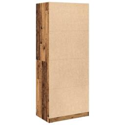 Berkfield Home Wardrobe Old Wood 80x50x200 cm Engineered Wood in Brown - Size: 80 x 50 x 200 cm - thumbnail 7