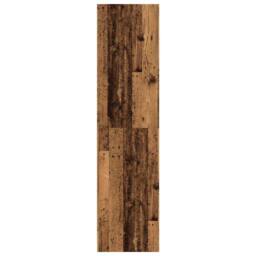 Berkfield Home Wardrobe Old Wood 80x50x200 cm Engineered Wood in Brown - Size: 80 x 50 x 200 cm - thumbnail 6
