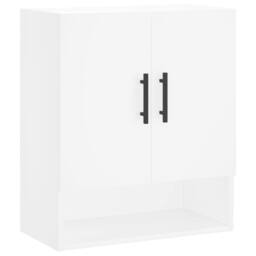 Berkfield Home Wall Cabinet White 60x31x70 cm Engineered Wood - Size: 60 x 31 x 70 cm - thumbnail 1