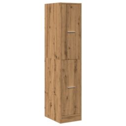 Berkfield Home Apothecary Cabinet Artisian Oak 30x41x144.5 cm Engineered Wood in Brown - thumbnail 3