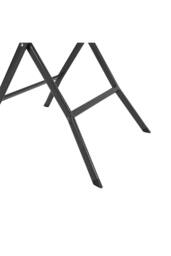 Garden Sanctuary Set of 2 Outdoor Rattan Plastic Folding Chairs Black - thumbnail 6
