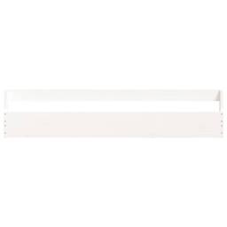 Berkfield Home Wall-mounted Shoe Racks 2 pcs White 110x9x23 cm Solid Wood Pine - Size: 110 x 9 x 23 cm - thumbnail 6
