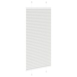 Berkfield Home Pleated Blind Light Grey 55x100 cm Fabric Width 54.4 cm Polyester - thumbnail 4