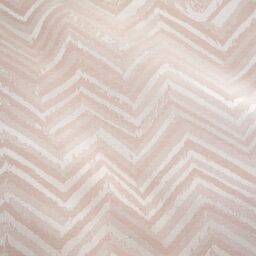 Portfolio Home Antibes Chevron Waves Duvet Cover Set Quilt with Pillowcase in Pink - Size: Double - thumbnail 3