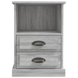 Berkfield Home Bedside Cabinets 2 pcs Grey Sonoma 43x36x60 cm - Size: 43 x 36 x 60 cm - thumbnail 7