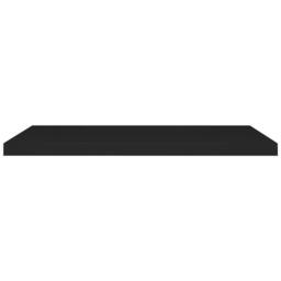 Berkfield Home Durable Floating Wall Shelves 4 pcs Black 90x23.5x3.8 cm MDF - thumbnail 4