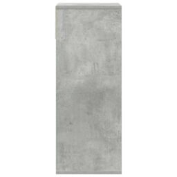 Berkfield Home Book Cabinet Concrete Grey 34x31x80 cm Engineered Wood - Size: 34 x 31 x 80 cm - thumbnail 5