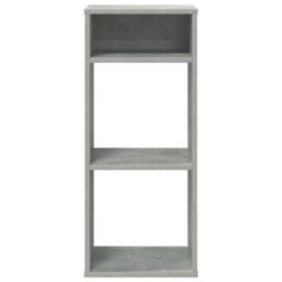 Berkfield Home Book Cabinet Concrete Grey 34x31x80 cm Engineered Wood - Size: 34 x 31 x 80 cm - thumbnail 4