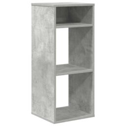 Berkfield Home Book Cabinet Concrete Grey 34x31x80 cm Engineered Wood - Size: 34 x 31 x 80 cm - thumbnail 2