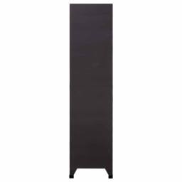 Berkfield Home Locker Cabinet Anthracite 90x40x180 cm Steel in Black - Size: 90 x 40 x 180 cm - thumbnail 4