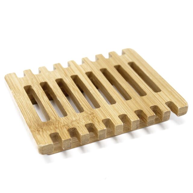 KDMD Hemu Wood Soap Dish - Piano in Brown - image 1