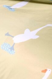 Fusion 'Puddles The Duck' Easy Care Reversible Duvet Cover Set in Yellow - Size: Double - thumbnail 4
