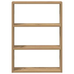 Berkfield Home Wall Shelf Artisan Oak 43x9x60 cm Engineered Wood in Brown - Size: 43 x 9 x 60 cm - thumbnail 4