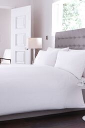 Martex Sestina Luxury Duvet Cover in White - Size: Double - thumbnail 1