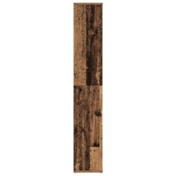Berkfield Home Room Divider/Book Cabinet Old Wood 100x24x140 cm Engineered Wood in Brown - Size: 100 x 24 x 140 cm - thumbnail 5