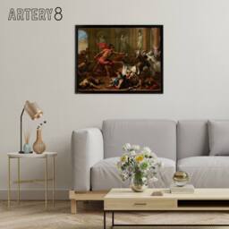 "Artery8 Ricci Perseus With The Head Of Medusa Framed Canvas Wall Art Print - Size: W12"" x H16""" - thumbnail 3