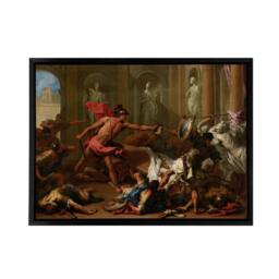 "Artery8 Ricci Perseus With The Head Of Medusa Framed Canvas Wall Art Print - Size: W12"" x H16""" - thumbnail 1