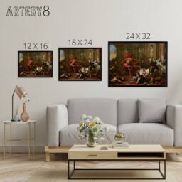 "Artery8 Ricci Perseus With The Head Of Medusa Framed Canvas Wall Art Print - Size: W12"" x H16""" - thumbnail 4