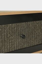 Living and Home Rattan Coffee Table with Storage for Living Room in Brown - thumbnail 8