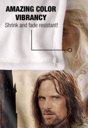 Warner Brothers Lord Of The Rings Officially Licensed Silky Touch Super Soft Throw Blanket 152 x 127 cm in White - thumbnail 4