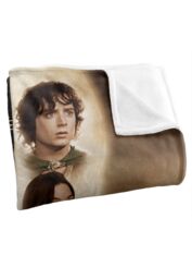 Warner Brothers Lord Of The Rings Officially Licensed Silky Touch Super Soft Throw Blanket 152 x 127 cm in White - thumbnail 3
