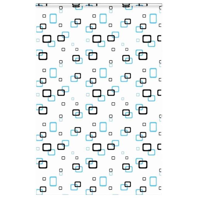 Berkfield Home Shower Roller Blind with Cassette 160x240 cm Fabric Width 156 cm in Black - image 1