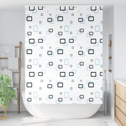 Berkfield Home Shower Roller Blind with Cassette 160x240 cm Fabric Width 156 cm in Black - thumbnail 2