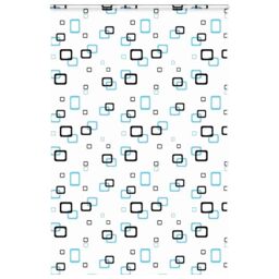 Berkfield Home Shower Roller Blind with Cassette 160x240 cm Fabric Width 156 cm in Black - thumbnail 1