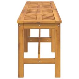 Berkfield Home Beautiful Garden Bench 150 cm Solid Wood Acacia in Brown - thumbnail 4