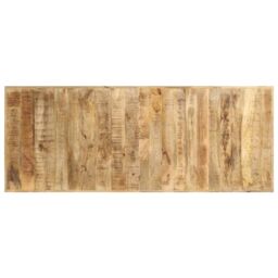 Berkfield Home Bar Table 180x70x107 cm Rough Mango Wood in Brown - Size: 180 x 70 x 107 cm - thumbnail 4
