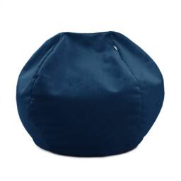 rucomfy Beanbags rucomfy Kids Indoor Classic Slouchbag - Velvet Bean Bag Chair in Dark Blue - thumbnail 2