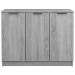 Berkfield Home Sideboard Grey Sonoma 90.5x30x70 cm Engineered Wood - thumbnail 5