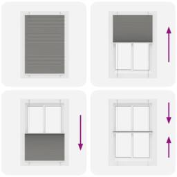 Berkfield Home Pleated Blind Anthracite 90x150 cm Fabric Width 89.4 cm Polyester in Dark Grey - thumbnail 7