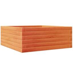 Berkfield Home Decorative Garden Planter Wax Brown 60x60x23 cm Solid Wood Pine - Size: 60 x 60 x 23 cm - thumbnail 3