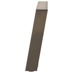 Berkfield Home Coffee Table Legs U-Shaped 2 pcs Natural Steel 60x(42-43) cm Steel in Brown - thumbnail 6